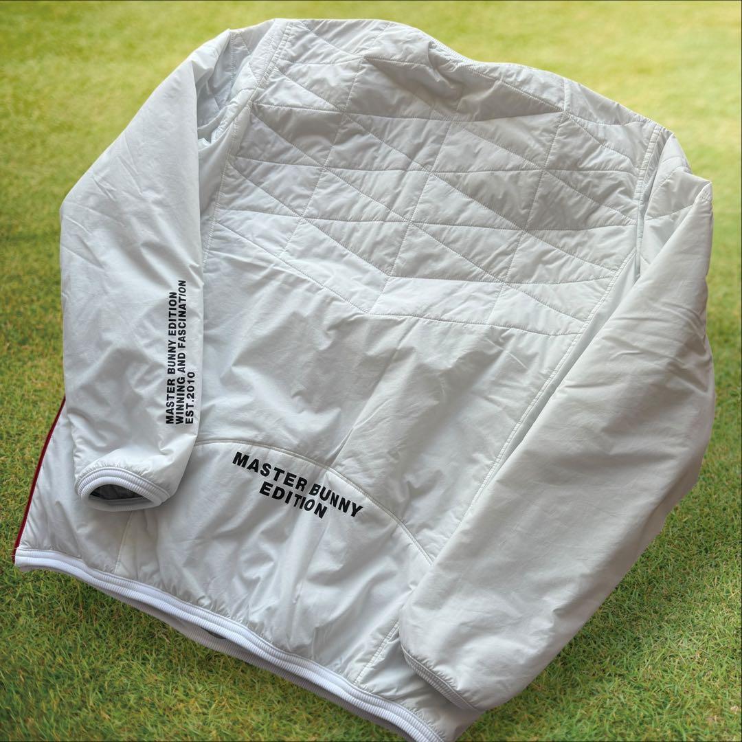 美品　中綿　蓄熱　マスターバニー　スニード　M〜L相当　白　ホワイト　ジャケット