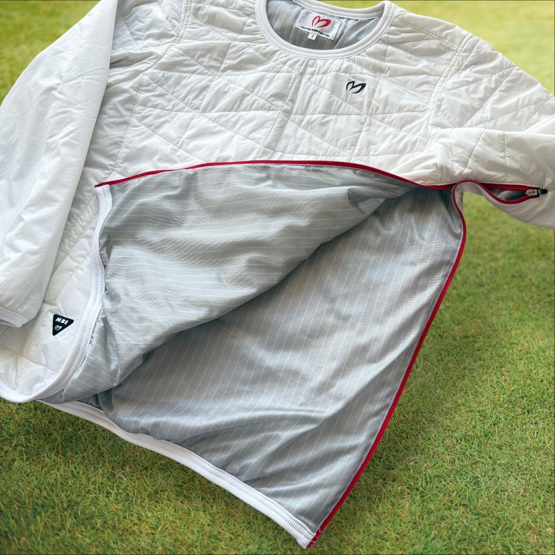 美品　中綿　蓄熱　マスターバニー　スニード　M〜L相当　白　ホワイト　ジャケット