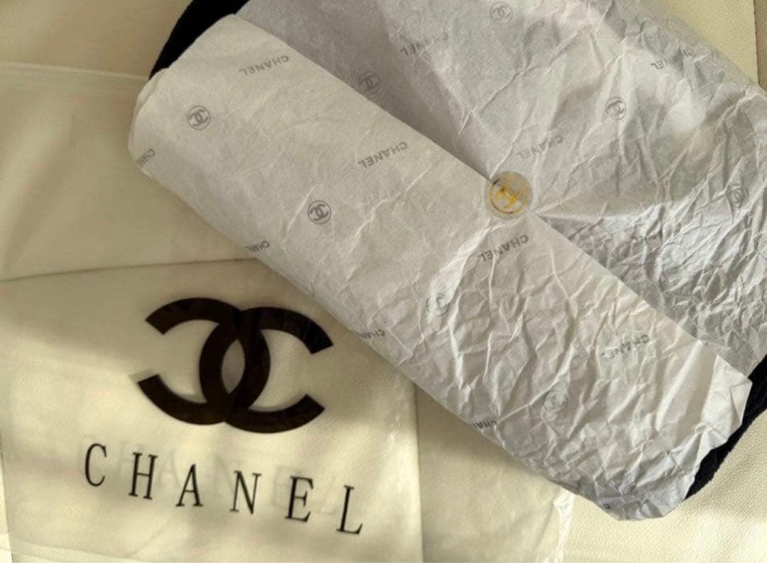 CHANEL ショルダーバッグ　パイル　チェーン　ノベルティ