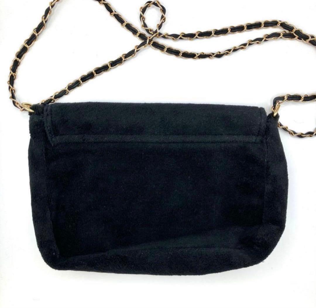 CHANEL ショルダーバッグ　パイル　チェーン　ノベルティ