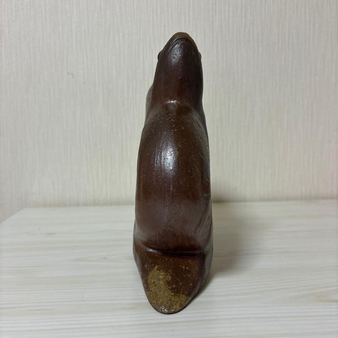 備前焼　浦上善次　干支　へび　蛇　巳　置物