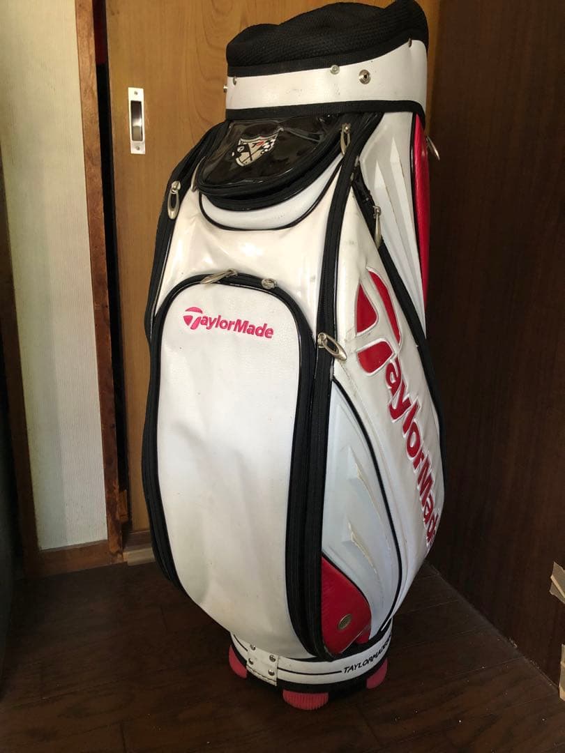 TaylorMade キャディバッグ ホワイト/レッド値下げしましました。