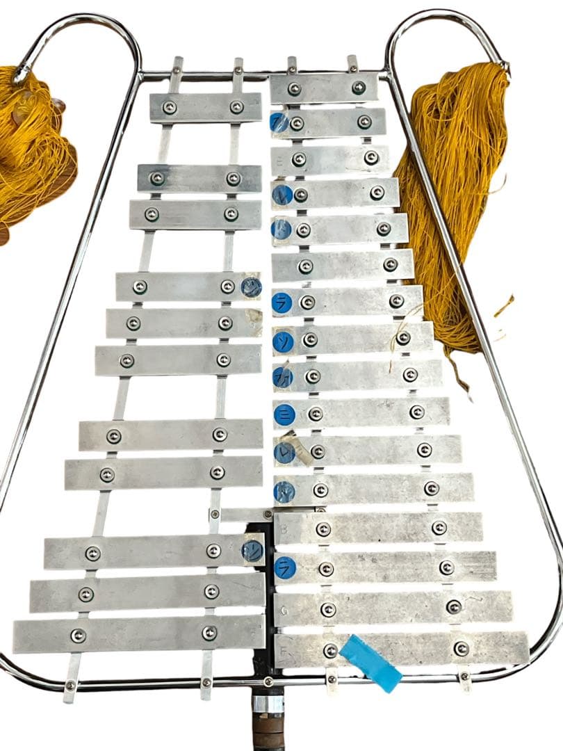 確認用　鉄琴 フリンジ付き 金属製