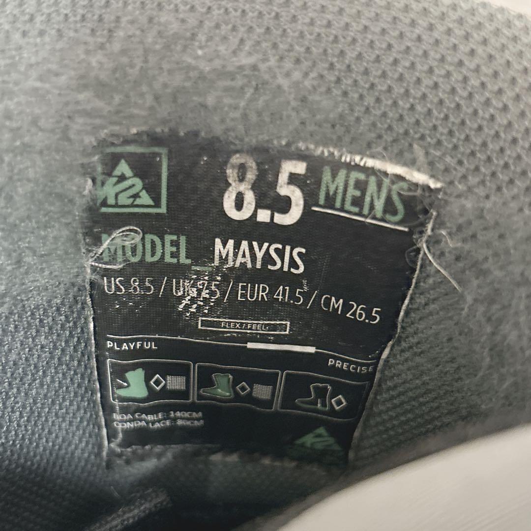 K2 MAYSIS スノーボードブーツ 26.5cm 希少カラー ダブルBOA