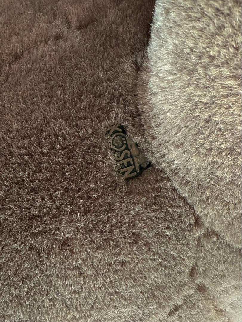 KOSEN グレーのサイのぬいぐるみ 約50cm