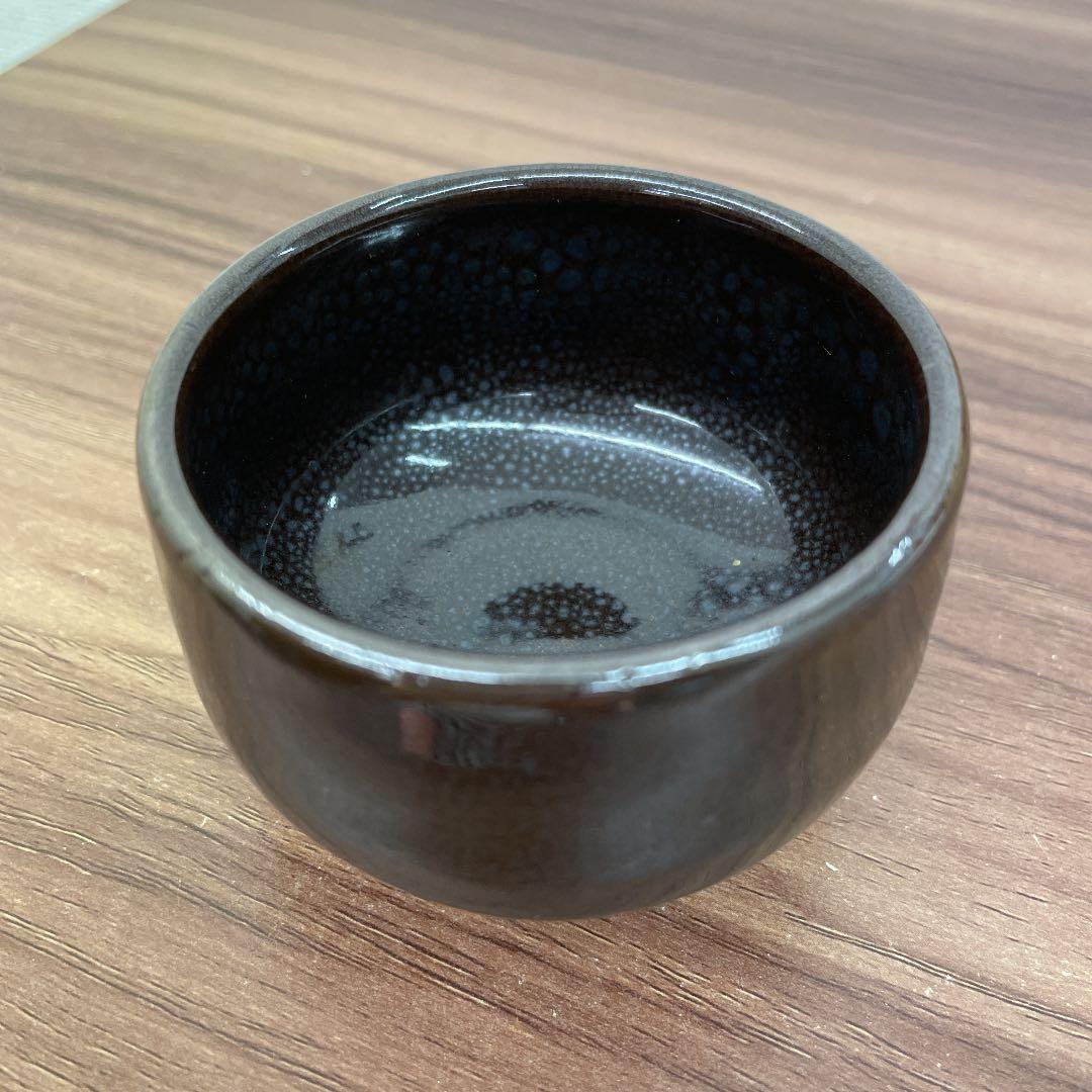 【骨董品】加藤時蔵作 油滴天目 (No.18)