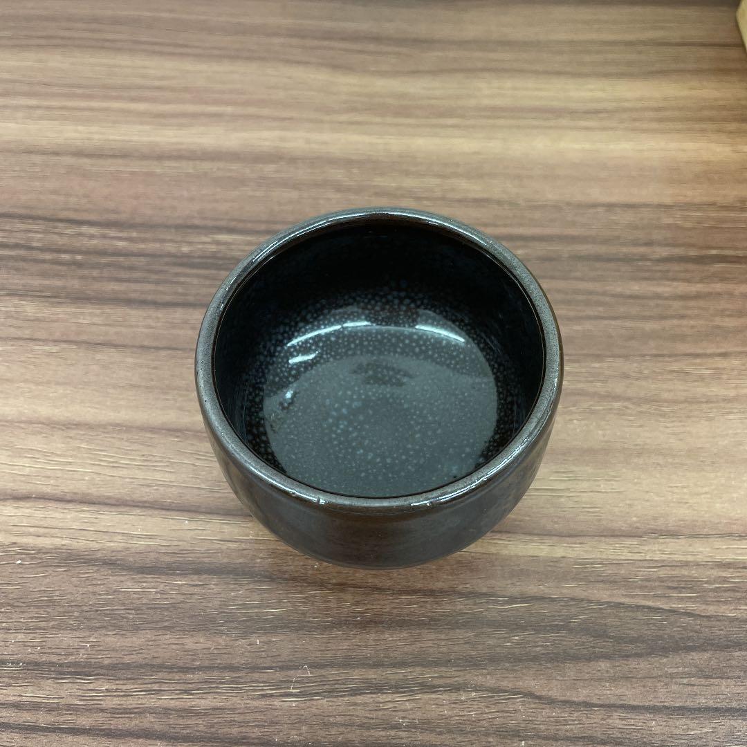 【骨董品】加藤時蔵作 油滴天目 (No.18)