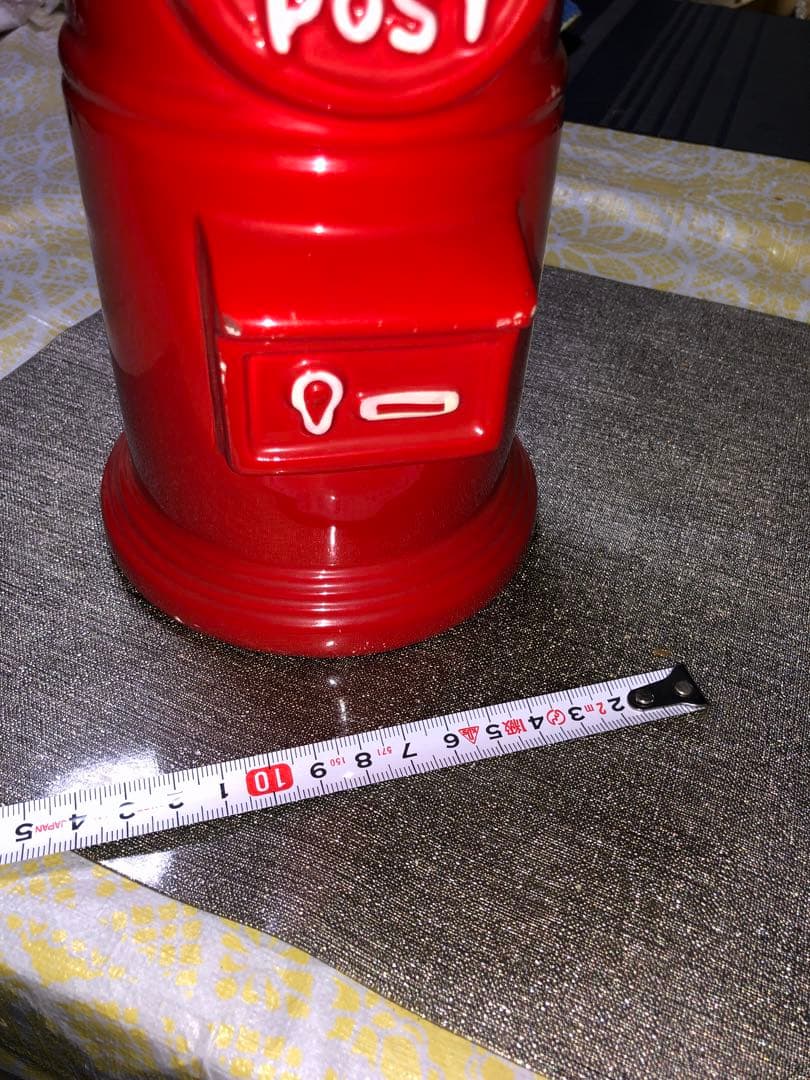 ノベルティ！昭和レトロなポスト貯金箱