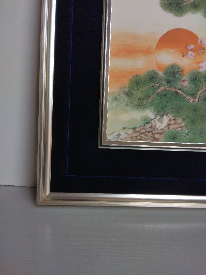 松鶴長春　水墨画