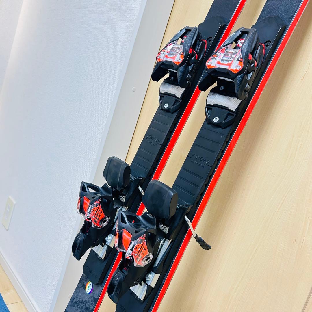 【美品】OGASAKA TC-ST 165cmスキー板 プレート付き