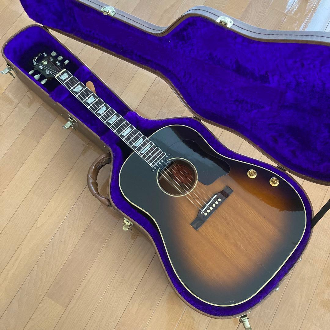 ままままま Gibson J-160e 単板 Xブレーシング リフレット済