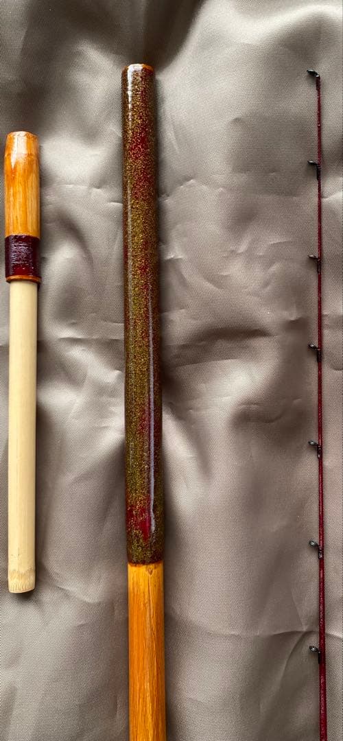 m402竹製黒鯛チヌ竿 横浜伝統のヘチ竿