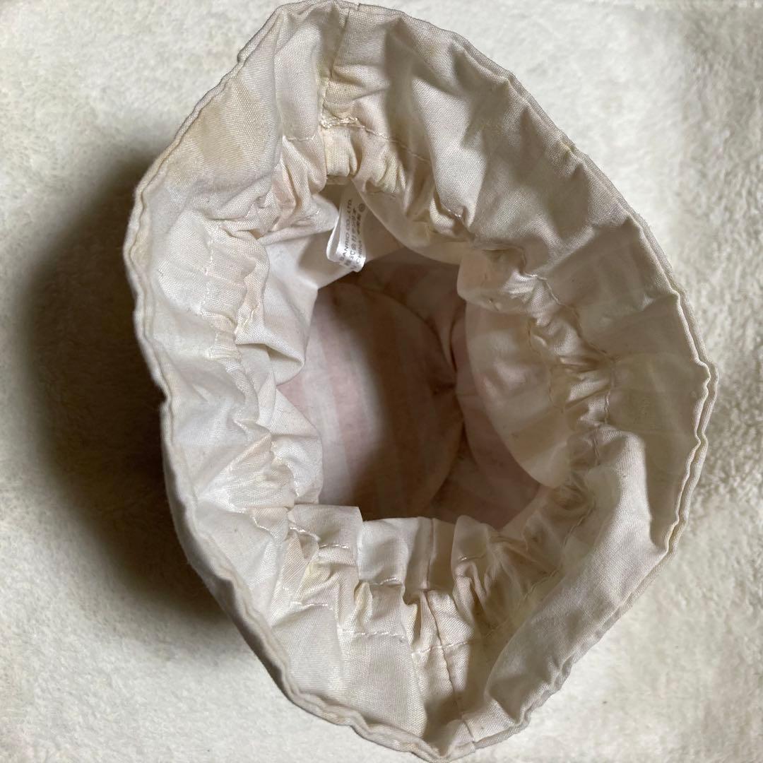 サンリオ　ハローキティ　vivitix マスコット付き　巾着　小物入れ　カゴ