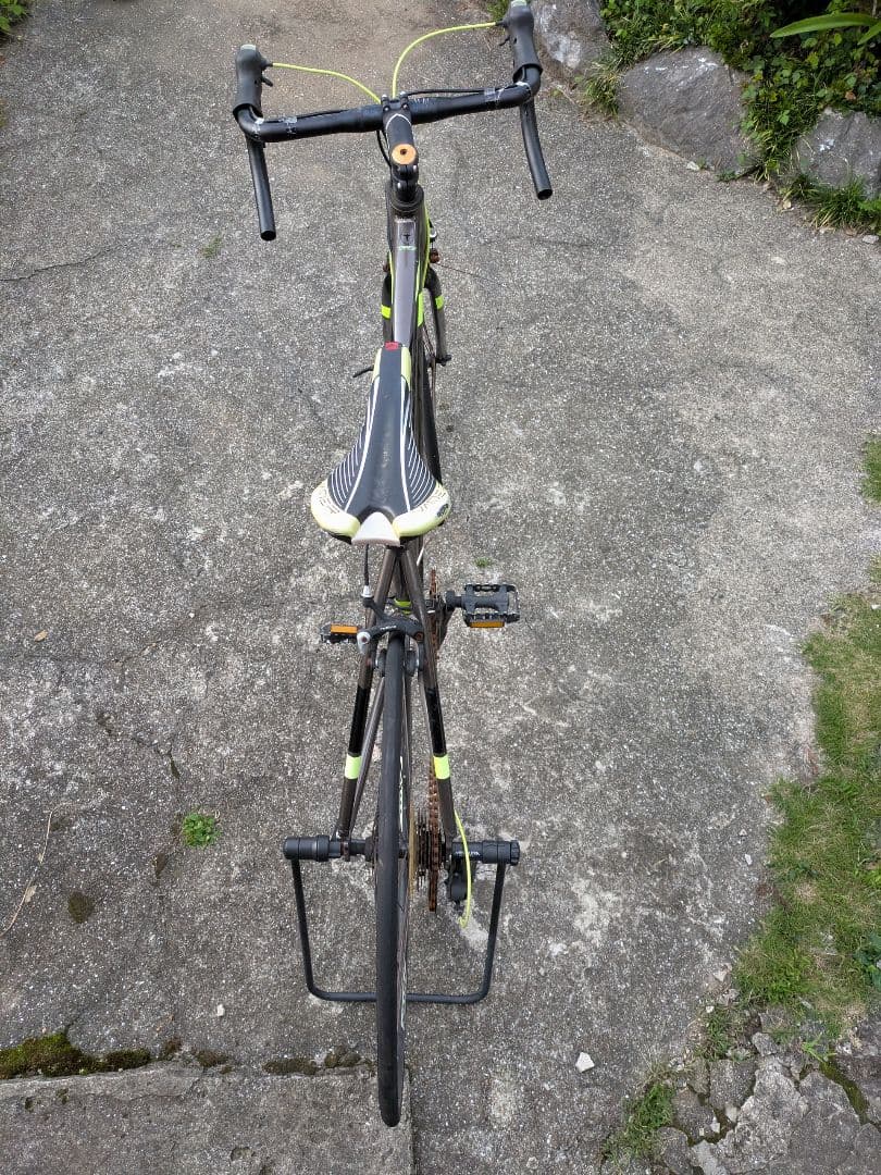 TOTEM ロードバイク グレー/イエロー アルミ製