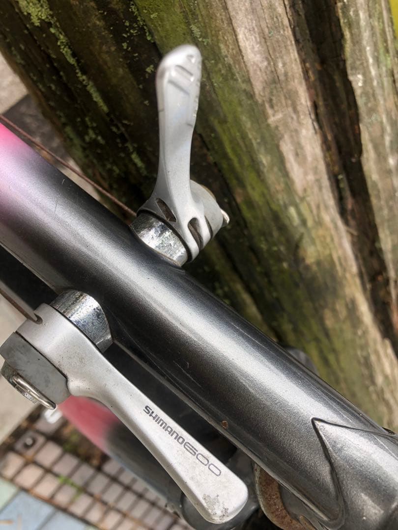 ブリヂストン　クロモリ　ロード　シマノ600