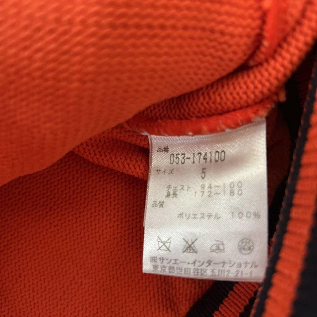 PEARLY GATES 5 オレンジドライバーズニット　袖ロゴ　ブルゾン