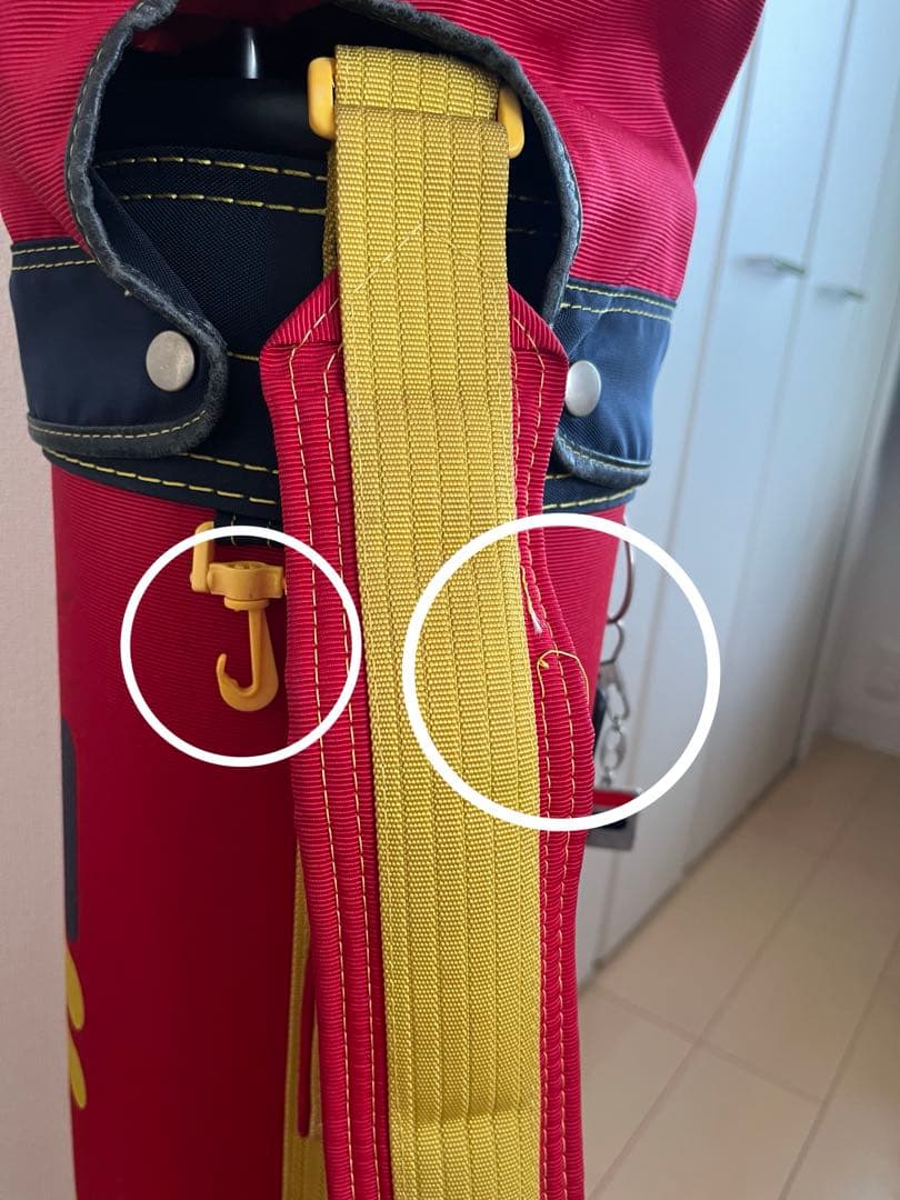 FILA キャディバッグ & クラブ12本セット　レッド