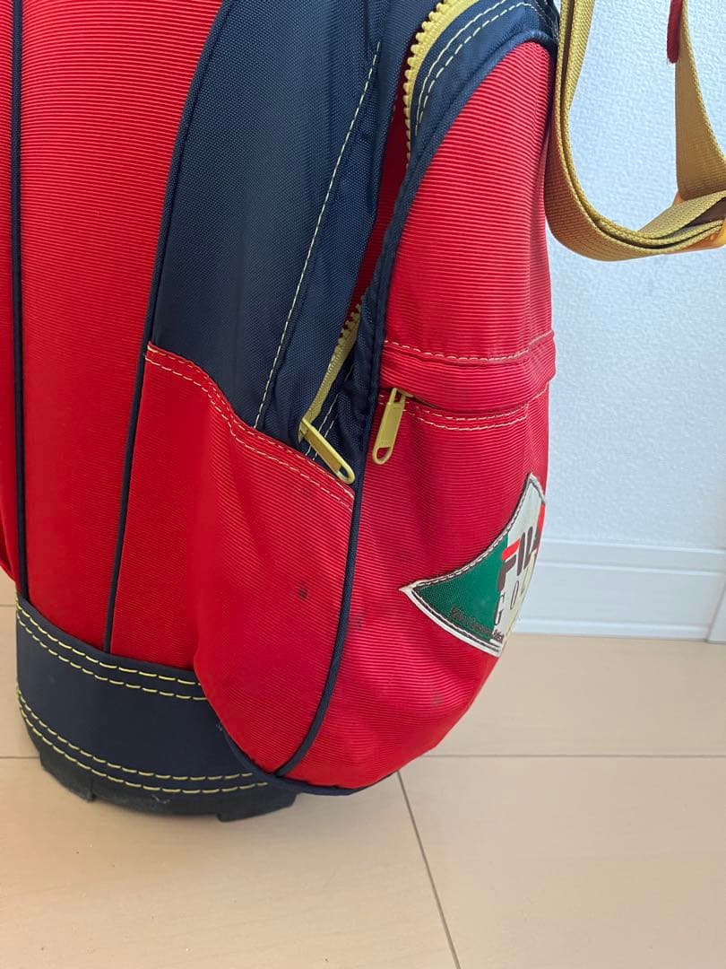 FILA キャディバッグ & クラブ12本セット　レッド