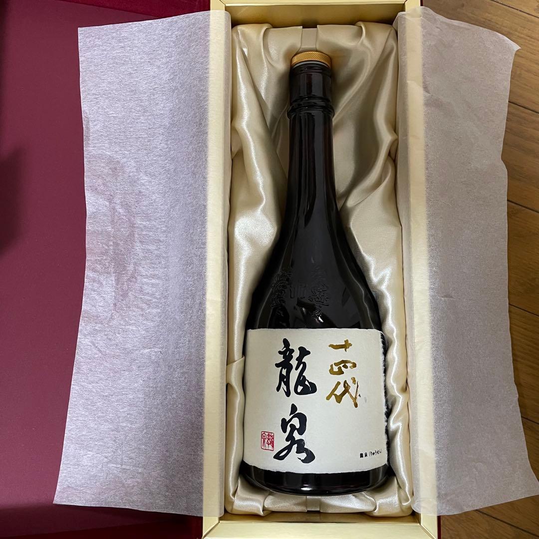 十四代 龍泉 化粧箱付き 未洗浄品 2024年　【空瓶】