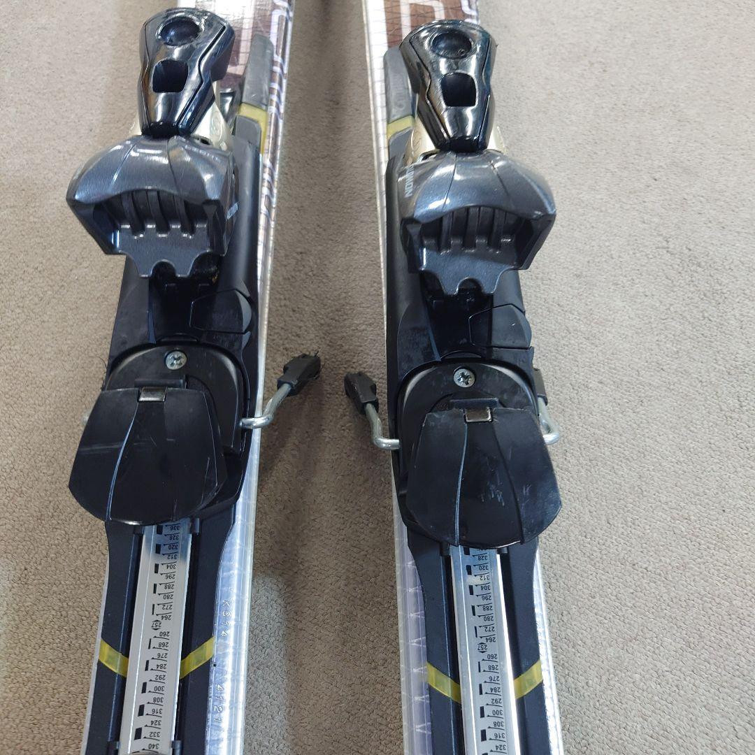 使用済比較的 綺麗サロモン156cmビンディング2点セット古いDEMOモデル
