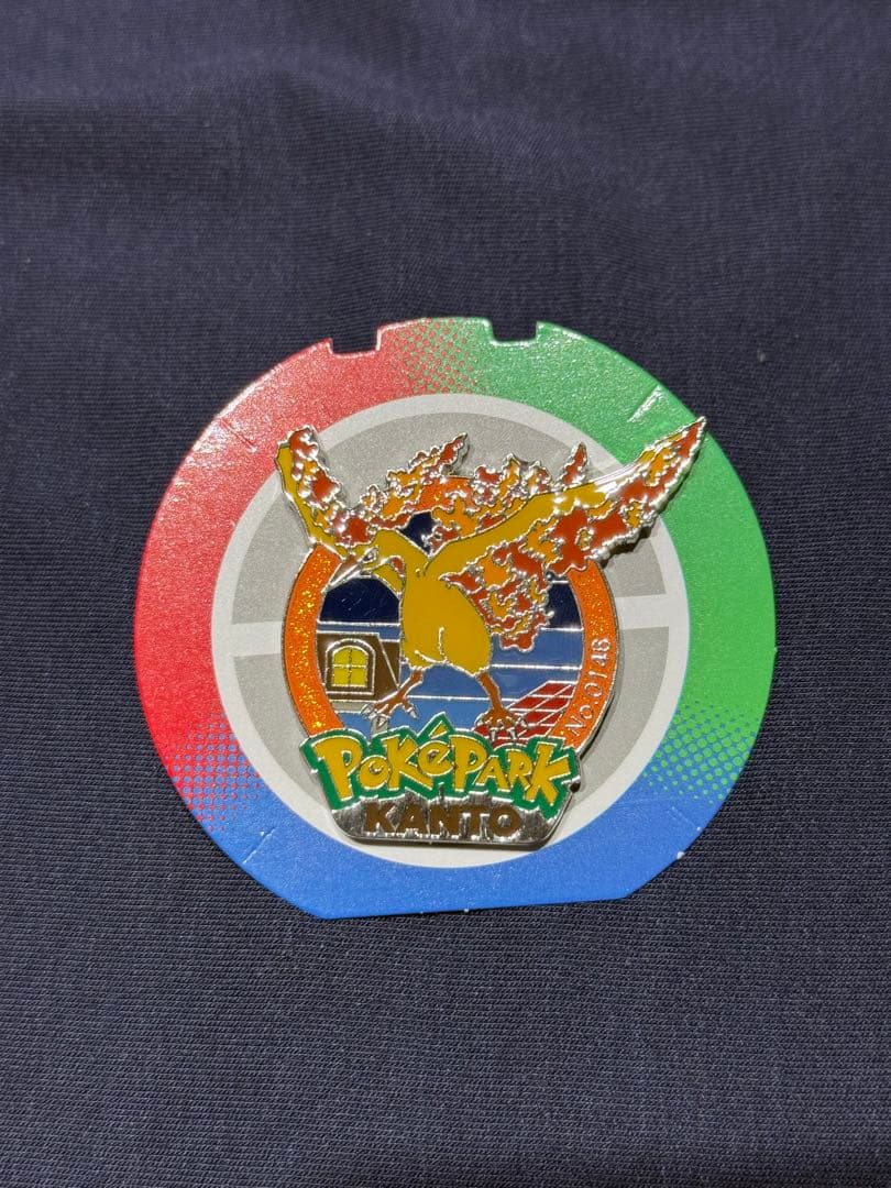 ポケパークカントー ピンバッジ ファイヤー24時間以内発送