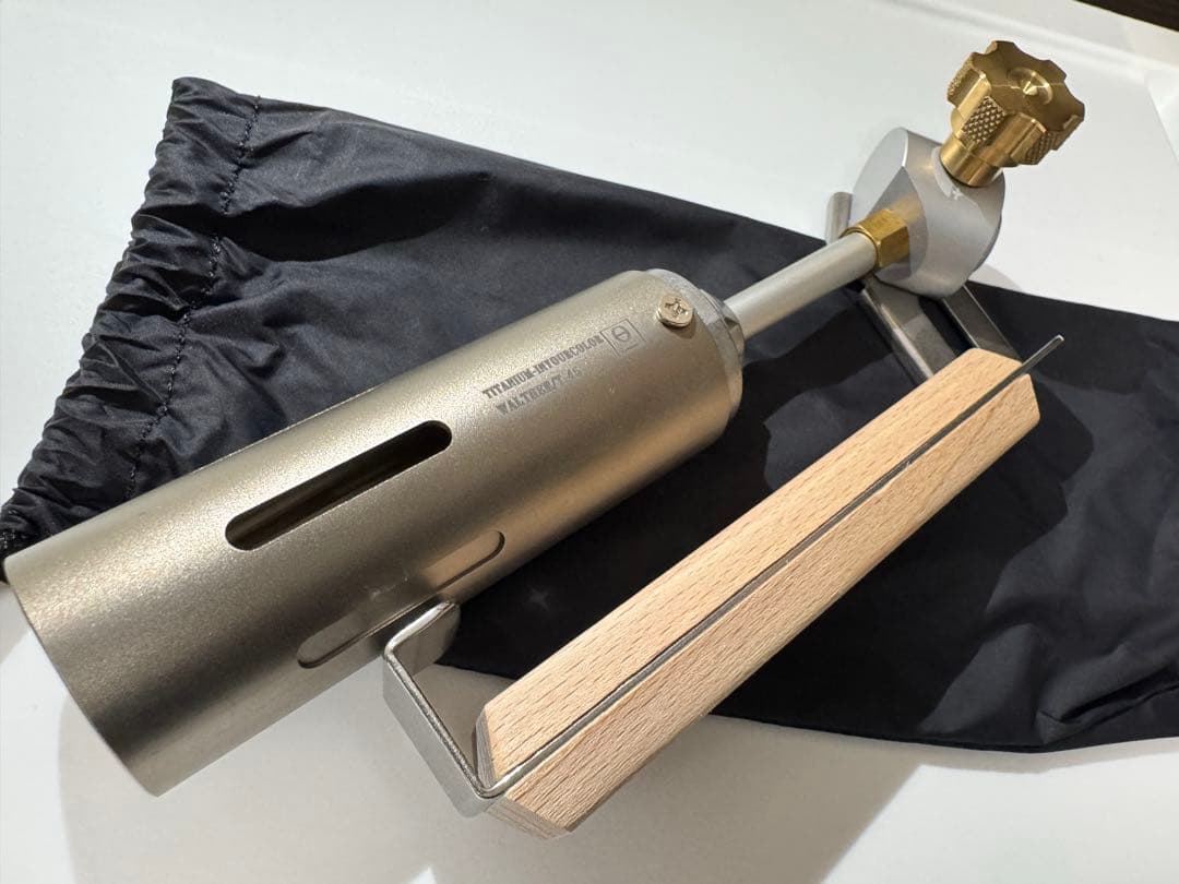 【美品】 peak フォールディングトーチ　チタンバレル