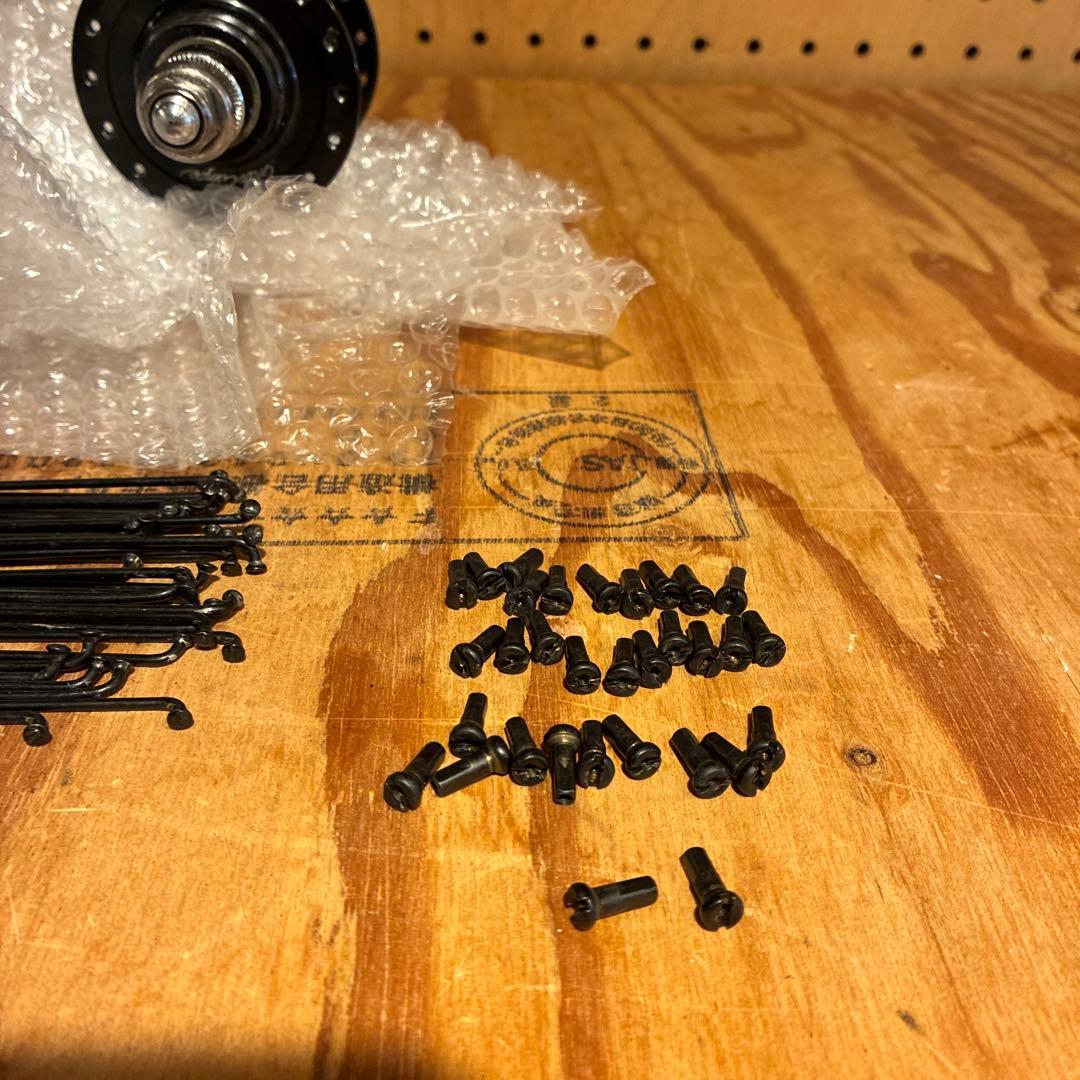 グランコンペ　リアハブ両切り　32ホール スポーク　ニップルセット