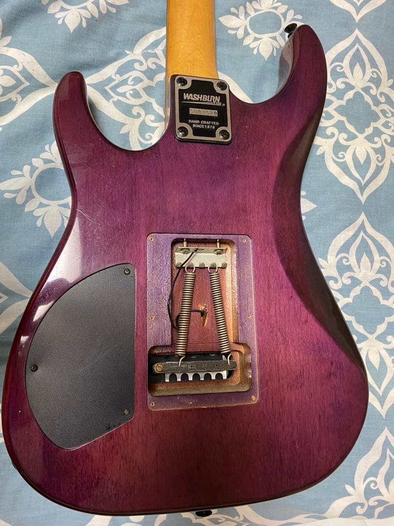 Washburn エレキギター 紫 STEAVE SARAS シグネチャーモデル