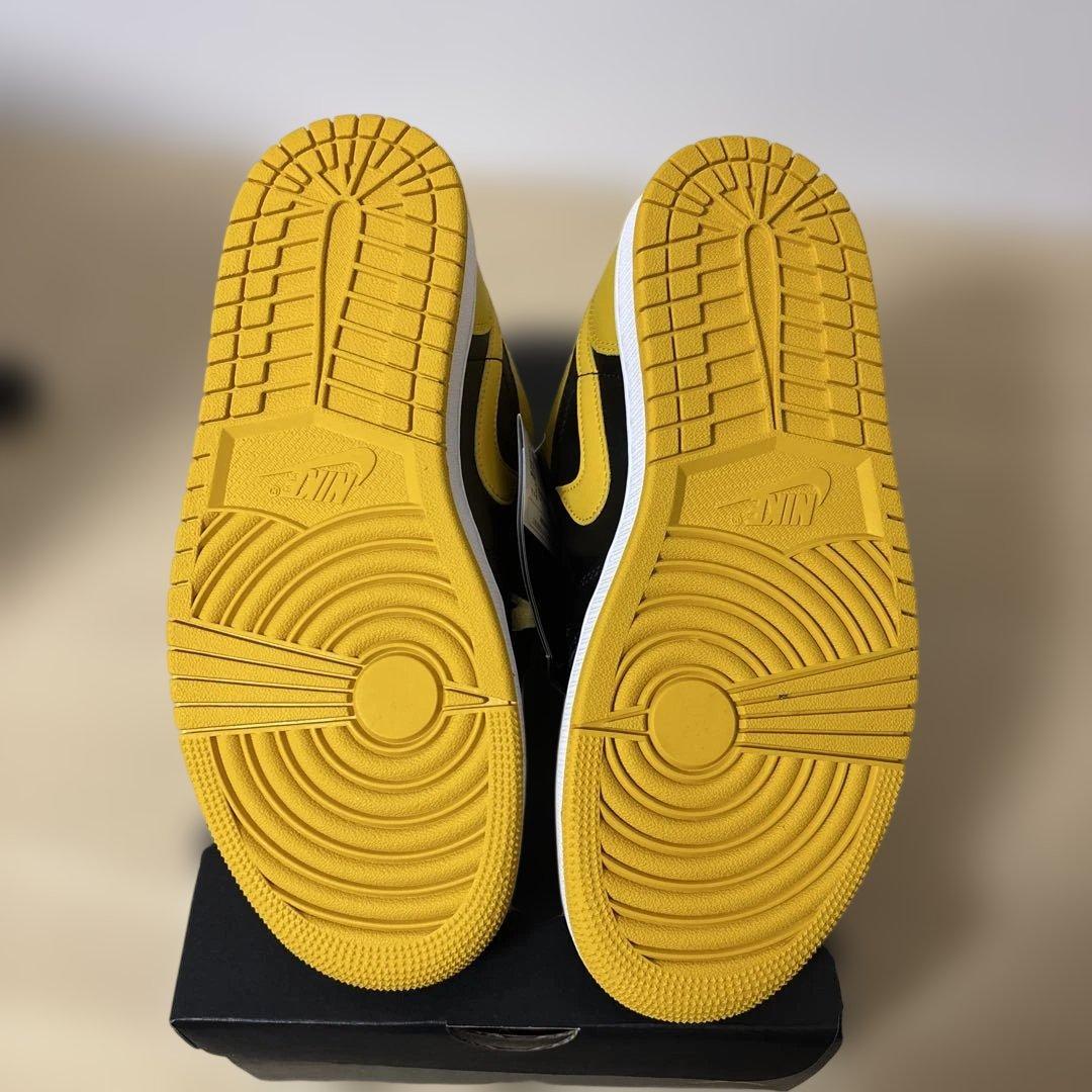 Air Jordan 1 Low ブラック/イエロー US 8.5