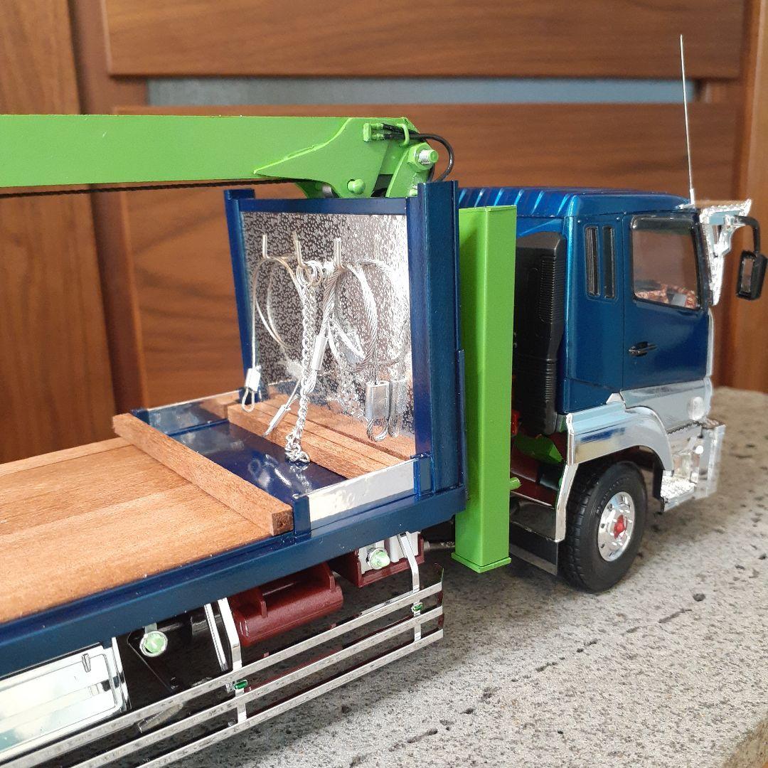 専用　デコトラプラモデル　ユニック付き回送車