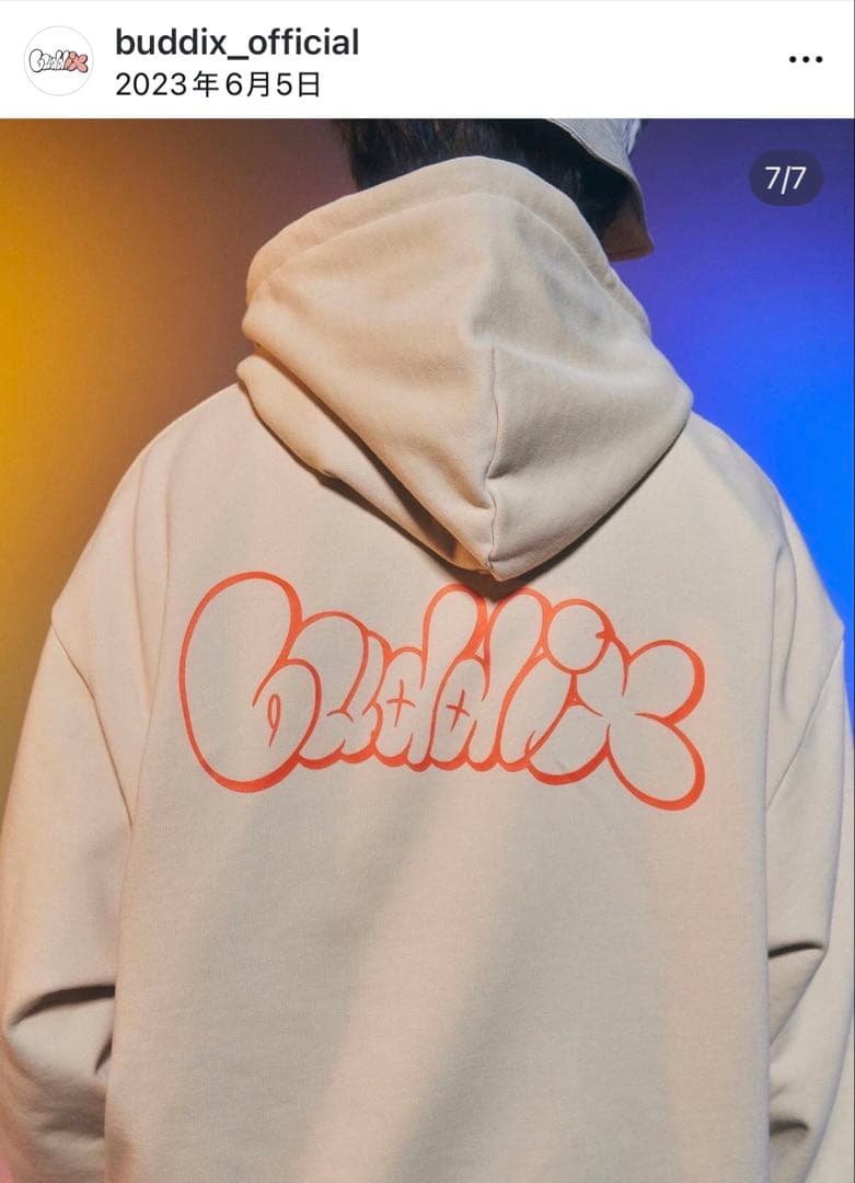 ☆美品 buddix FANTASTICS バディ パーカー XL 試着のみ