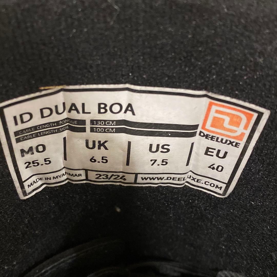 【即日発送】DEELUXE ID DUAL BOA 23-24モデル25.5cm
