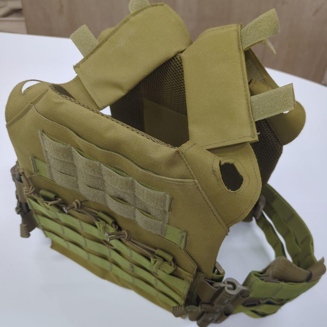 サバゲー用　プレートキャリア オリーブTAN