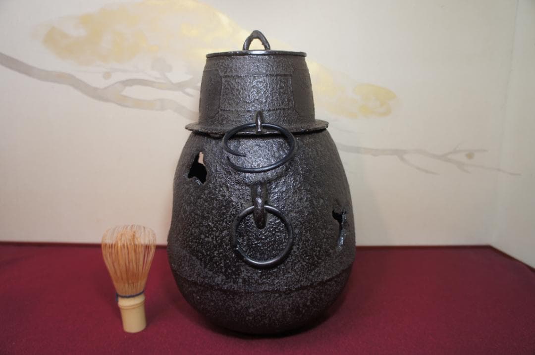 ☆美品必見 千宗旦好 茶飯釜 風炉釜 送料込み