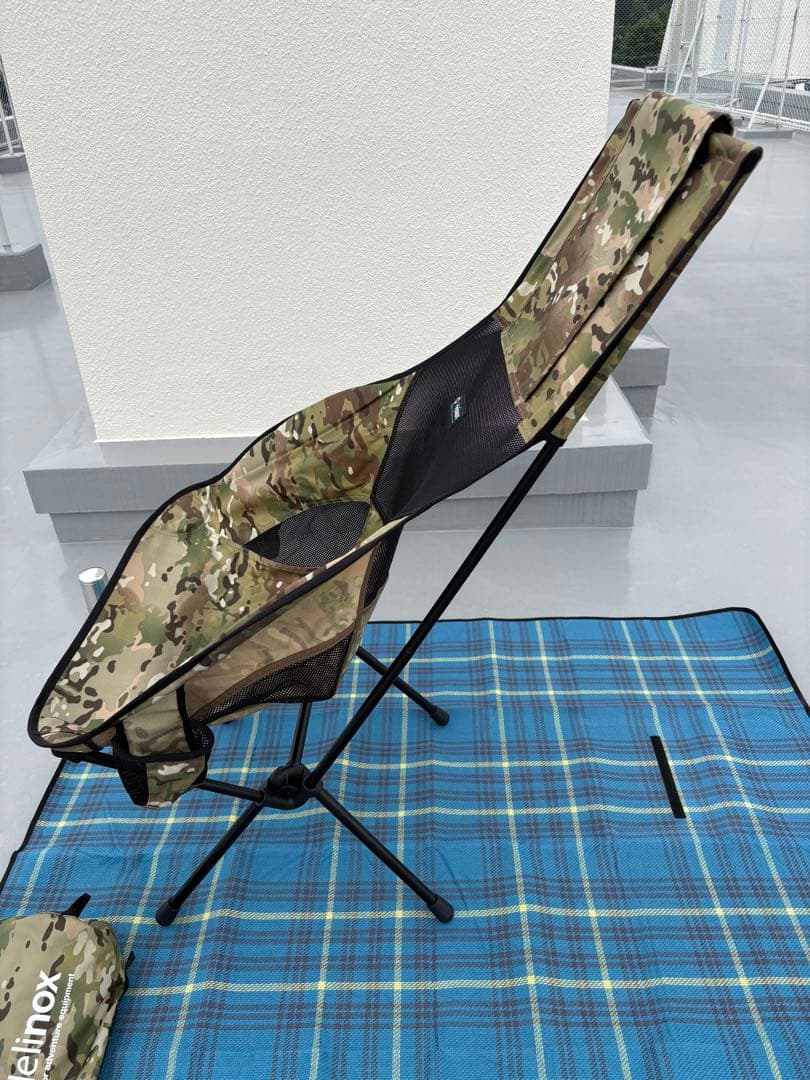 【美品】ヘリノックス サバンナチェア カモ柄