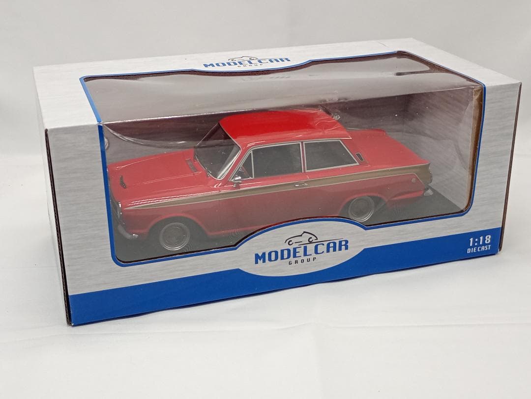 MCG 1/18 フォード ロータス コルティナ Mk.I 1966 レッド