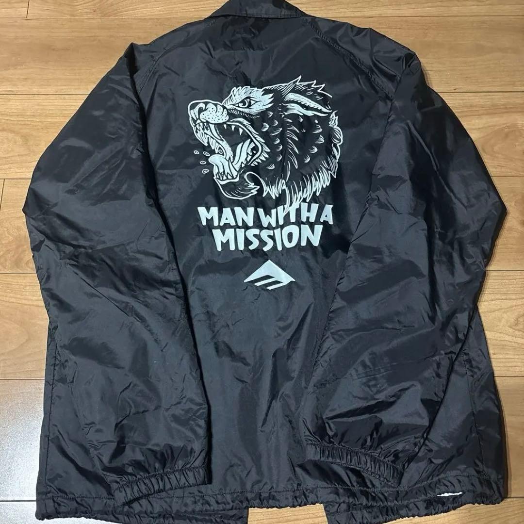 MWAM x Emerica コラボコーチジャケット ブラックLサイズ