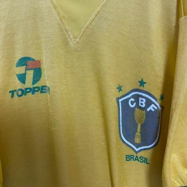 激レア　86 ブラジル代表　TOPPER ユニフォーム　メンズ　M サッカー