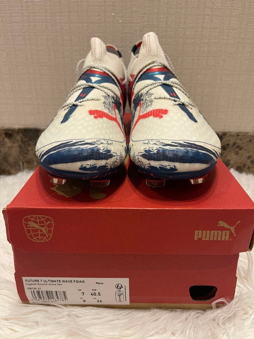 国内未発売 プーマフューチャー7アルティメットFG/AG グレートウェーブ