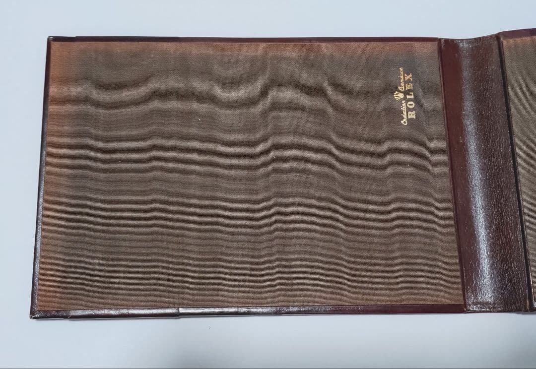 ロレックス　ノベルティ　メモ帳　サービスセンター案内込