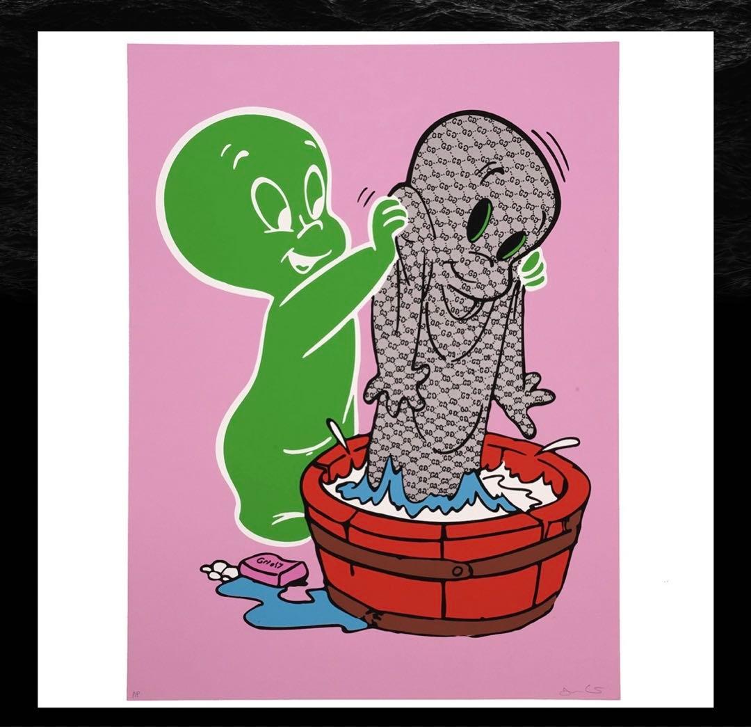 や*こ様 【美品】GUCCI グッチ ゴースト トレバーアンドリュー 絵 ポスタ