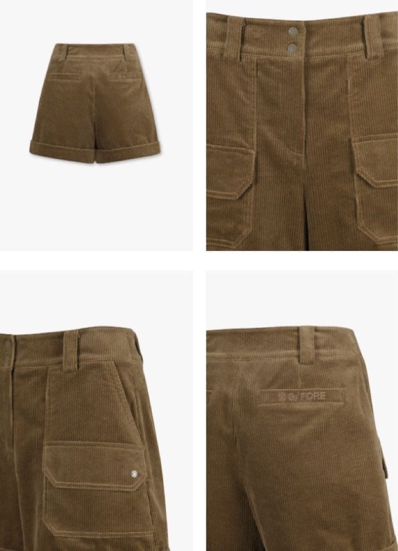 新入荷G/FORE韓国ジーフォア レディースコーデュロイパンツsizeS