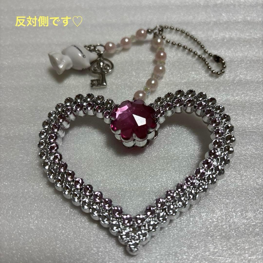 入手困難‼️チャーミーキティ♥️ハート型キーホルダー♡レトロ レア♪美品