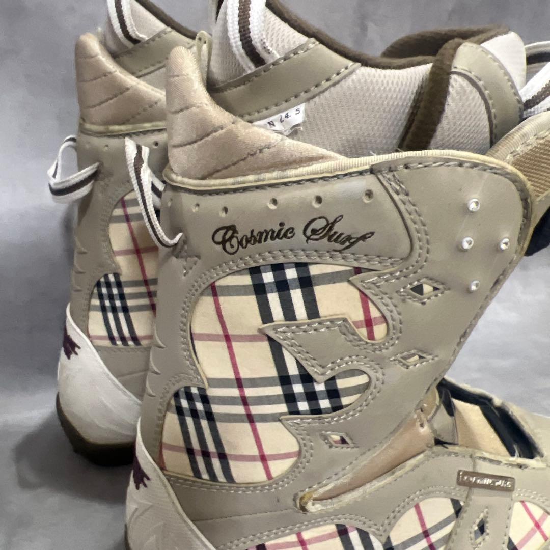 【美品】COSMIC SURF スノボブーツ Boaダイヤル式 24.5cm