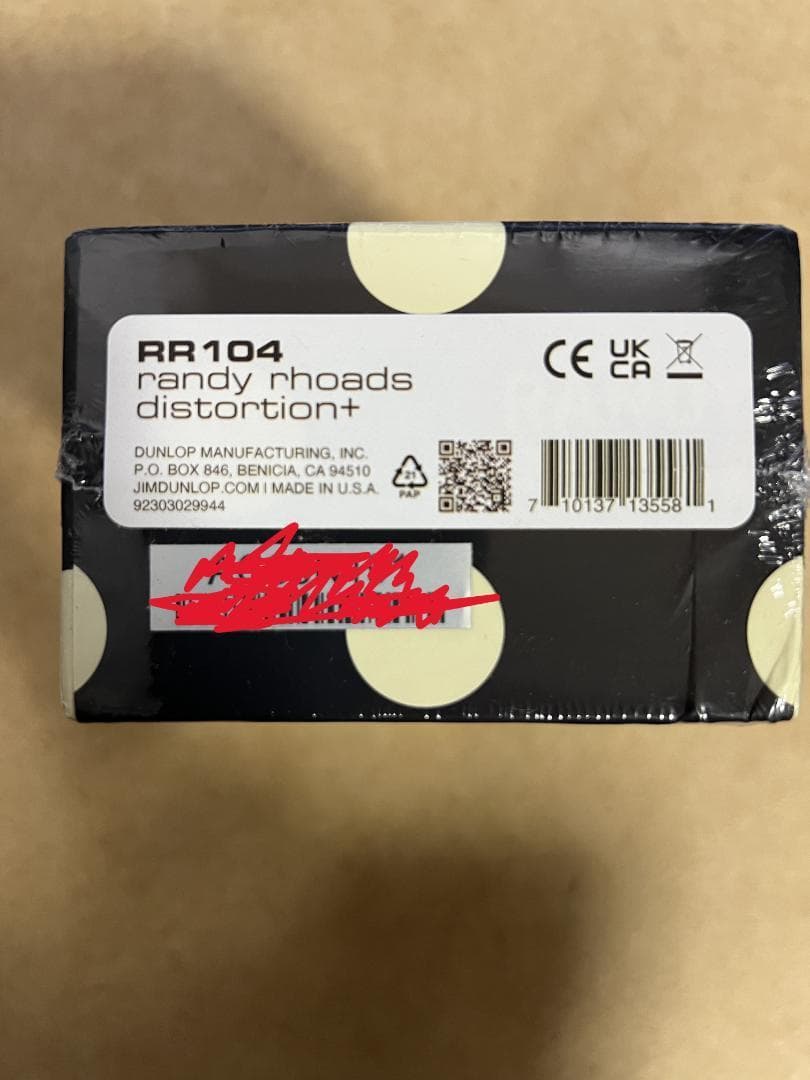 【未開封】RR104 MXR Distortion+ RANDY RHOADS
