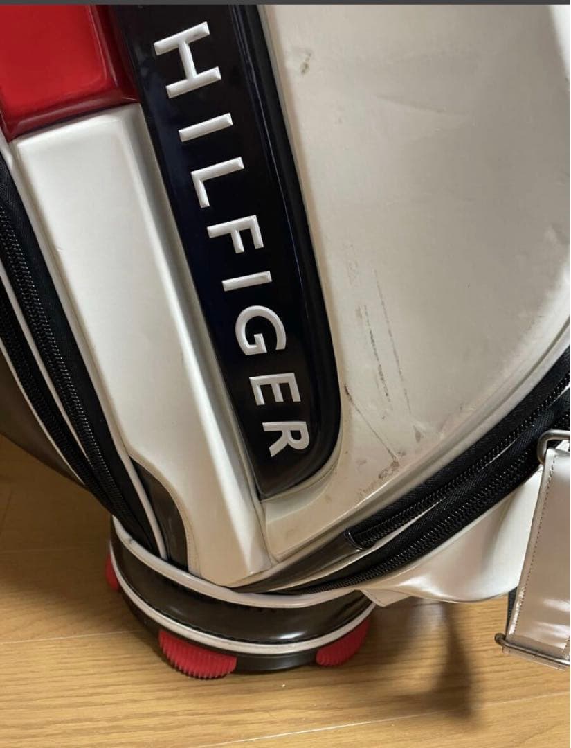 トミーヒルフィガー キャディバッグ +ヘッドカバーセット 中古品 送料無料