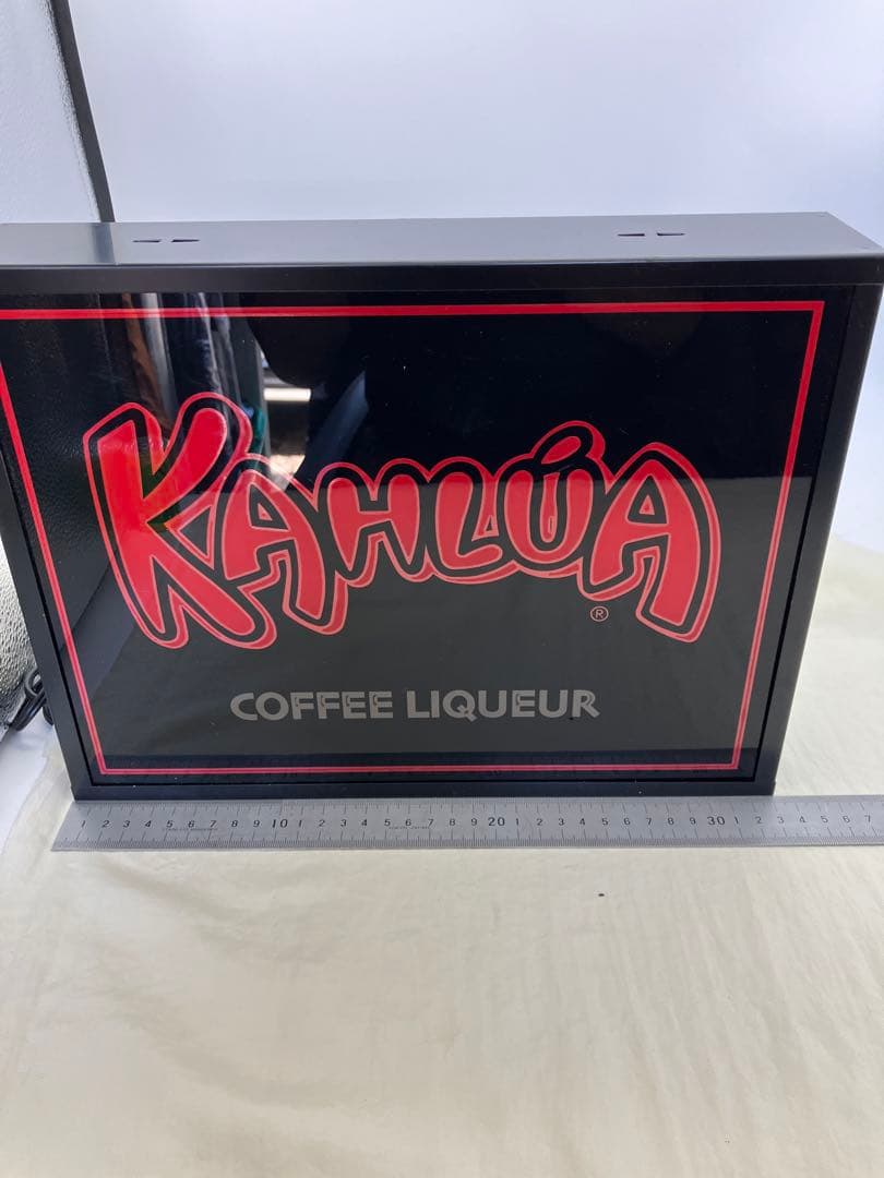 KAHLUA COFFEE 電飾サイン看板　ネオン　バーカフェ　カルーア　動作品
