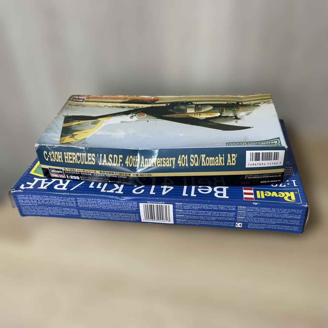 NATO軍用航空史 RAFベル412未開封+C-130自衛隊40周年2点組490