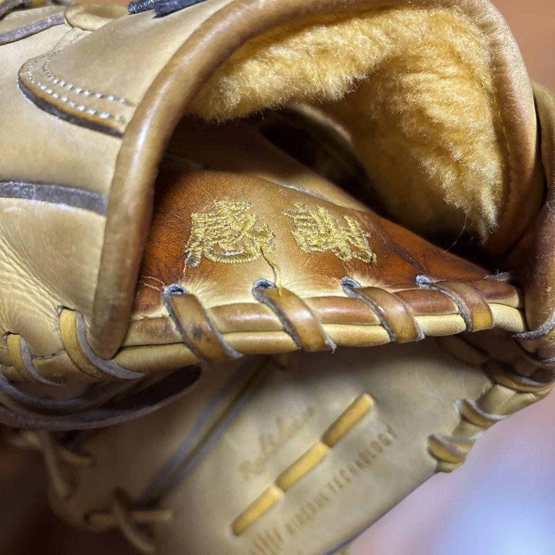 Mizuno プロモデル 硬式グローブ 左　ベージュ