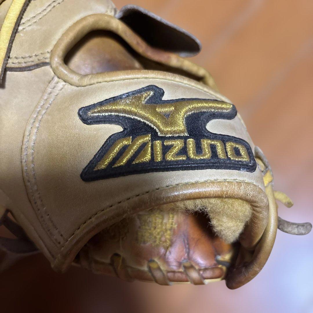 Mizuno プロモデル 硬式グローブ 左　ベージュ